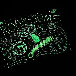 Chuckled & roar Jigsaw puzzle Dinasours in space glow in the dark puzzle